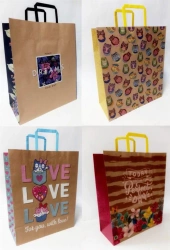 Torebka kolor KRAFT 320x380x150 - Fresh