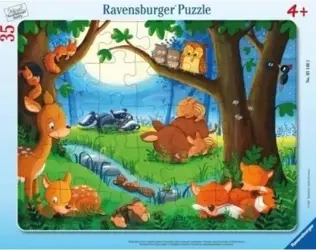 Puzzle w ramce 35 Dobranoc - Ravensburger