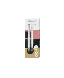 Pióro wieczne Jazz Noble Elegance + długopis Silv - PELIKAN