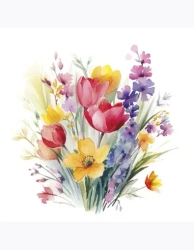 Serwetki DAISY Lunch SD 330x330 Wiosna 010001 - POL-MAK