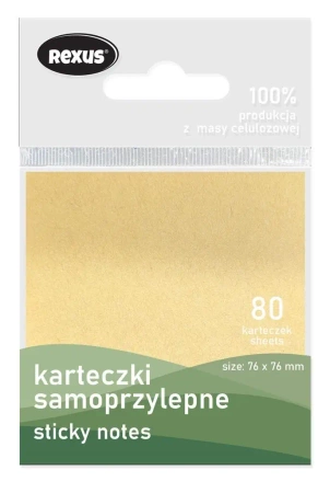 Karteczki samoprzylepne 76x76mm 80szt Eco - Beniamin