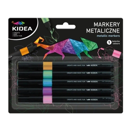 Markery metaliczne 5 kolorów KIDEA - DERFORM