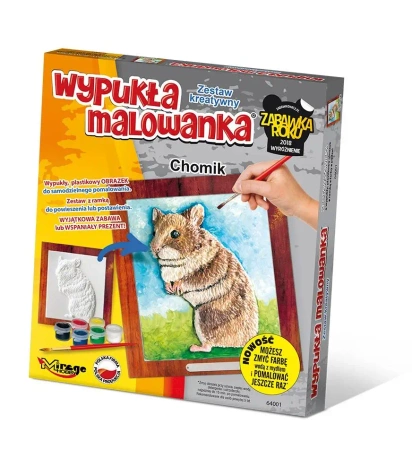 Wypukła malowanka Futrzaki - Chomik - Mirage Hobby