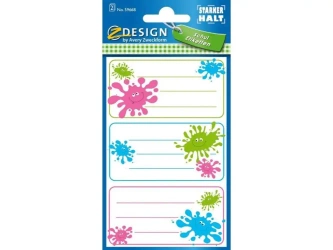 Naklejki na książki i zeszyty - Kleksy - Zdesign