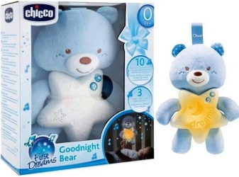 Miś na dobranoc niebieski - Chicco