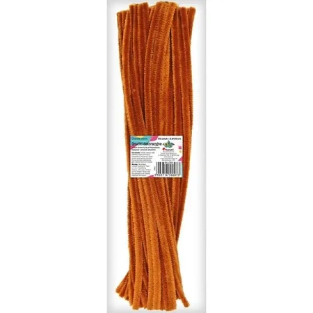 Druciki dekoracyjne 0,6x30cm średniobrązowe 50szt - Titanum