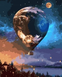 Malowanie po numerach Gwiezdna kula - TWOJE HOBBY plakaty