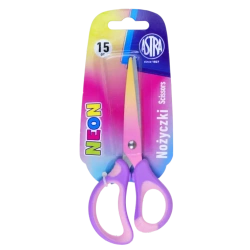 Nożyczki szkolne ergonomiczne Astrakids Neon 15 cm. - ASTRA art-pap