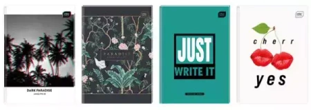 Zeszyt A4/96k kratka oprawa twarda Int Trends Fol A 5