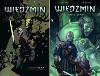 WIEDŹMIN Komiks Zestaw 1 - 9 Dom ze szkła Dzieci Lisicy Córka Klątwa Dzikie - Praca zbiorowa