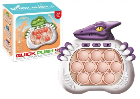 Gra sensoryczna dinozaur fioletowa - Leantoys