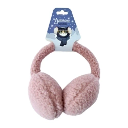 Nauszniki pluszowe różowe - MCD