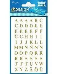 Naklejki złote litery - 7,5mm - Zdesign