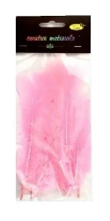 Piórka miękkie jasnoróżowe 15szt - Galeria Hobby