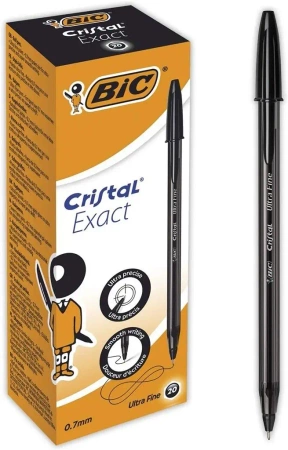 Długopis Cristal Exact czarny (20szt) - BIC