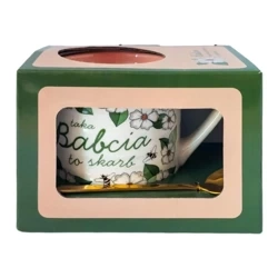 Kubek ryflowany z łyżeczką dla Babci - MCD