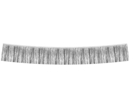 Girlanda dekoracyjna metaliczna srebrna 30x300cm - Godan