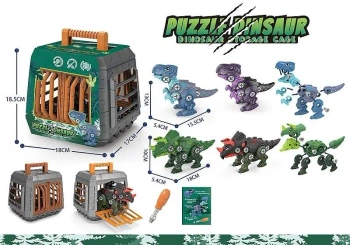 Dinozaur do skręcania ze śrubokrętem MIX - ADAR