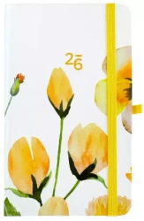 Kalendarz kieszonkowy 2026 Żółte Kwiaty ALBI - praca zbiorowa