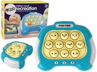 Gra sensoryczna z dźwiekiem i światłem niebieska - Leantoys