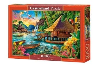 Puzzle 1000 Tropical Island CASTOR - Castorland