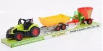 Traktor + dwie przyczepy - Macyszyn Toys