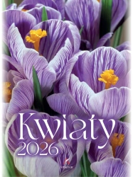 Kalendarz 2026 wieloplanszowy B4 Kwiaty - Artsezon