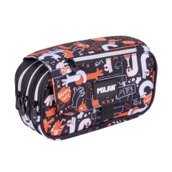 Piórnik 3 komorowy z klapką Fingers MILAN