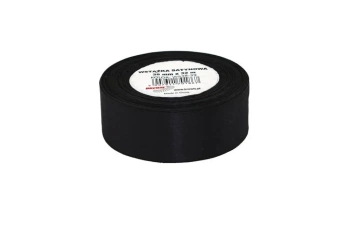 Wstążka satynowa czarna 38mmx32m - Brewis