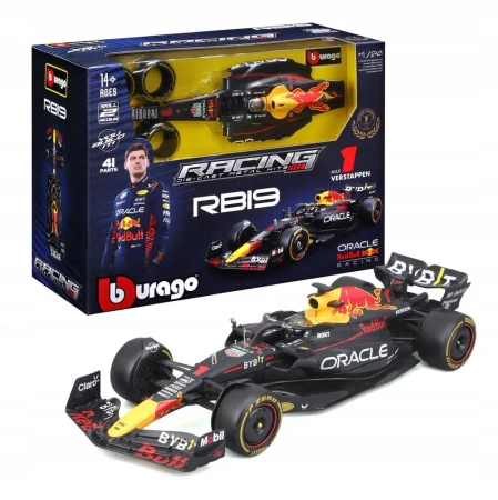 Bburago BOLID F1 Red Bull RB19 Verstappen 1:24 BBURAGO MODEL DO ZŁOŻENIA 18-28507 - Bburago