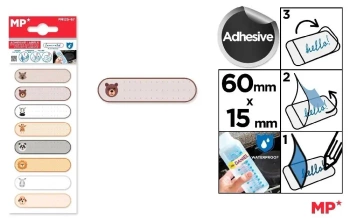 Naklejki imienne wodoodporne zwierzątka - MP Main Paper