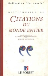 Dictionnaire usuels de citations du monde entier - praca zbiorowa