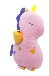 Poduszka pluszowa jednorożec różowa 50cm - Tulilo