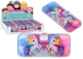 Gra wodna Jednorożec kółeczka różowa - Leantoys