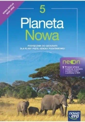 Geografia SP 5 Planeta nowa neon Podr. w.2024 - Feliks Szlajfer, Zbigniew Zaniewicz, Tomasz Rachw