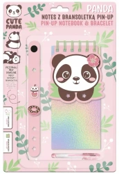 Notes z bransoletką pin-up panda - DERFORM