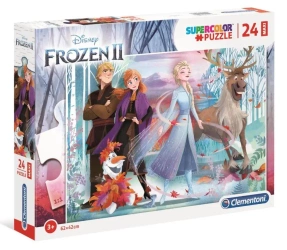 Puzzle 24 Maxi Super kolor Frozen 2 - Clementoni