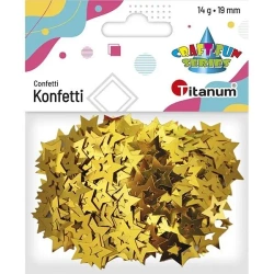 Konfetti Gwiazdki złote14g - Titanum