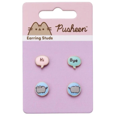 Kolczyki podwójne - Pusheen