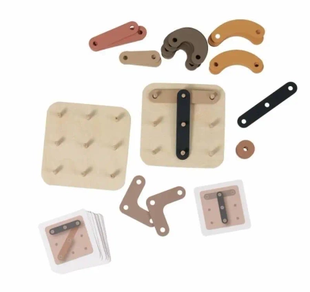 Drewniana zabawka manualna - Łącz i rysuj - Egmont Toys