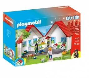 Zestaw z figurkami City Life 71396 Przenośny sklep zoologiczny - Playmobil