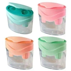 Temperówka podwójna z pojemnikiem MIX - Titanum