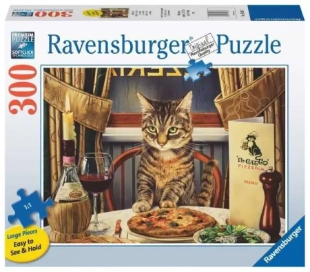 Puzzle 300 Kolacja w pojedynkę - Ravensburger