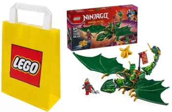 2W1 LEGO(R) NINJAGO 71829 ZIELONY LEŚNY SMOK LLOYDA+TORBA