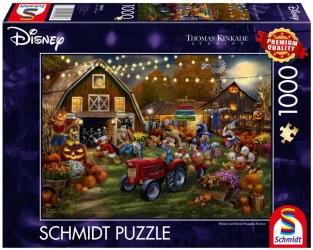 Puzzle PQ 1000 Myszka Miki & Minnie Festiwal dyni - Schmidt