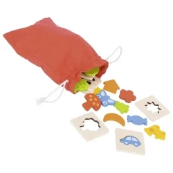 Gra dotykowa w worku - dopasuj kształty - Goki