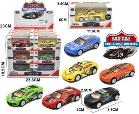 Auto metal z napędem MIX - Merkpol