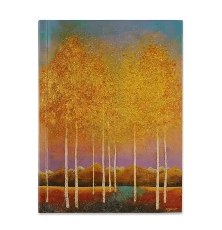 Notatnik szyty Księżycowe Osiki - Peter Pauper Press