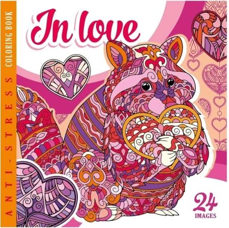 Kolorowanka antystres 200x200 Walentynki In Love - Fresh