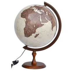 Globus antyczny podświetlany 32 cm